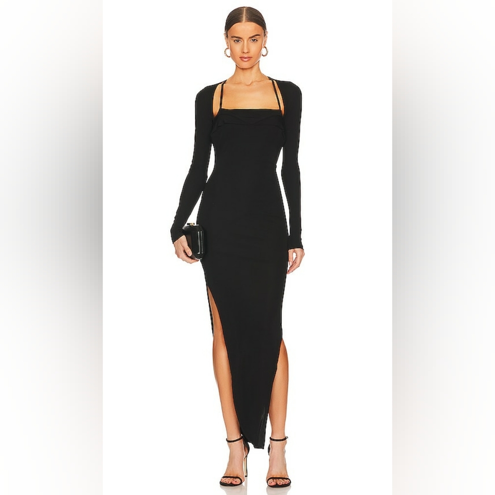 NWT Helmut Lang LS Cutout midi dress!!